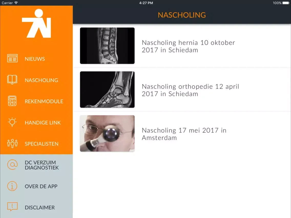 DC VerzuimDiagnostiek iPad  스크린샷