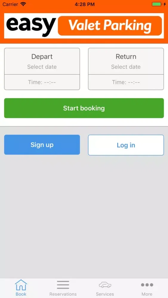Tangkapan skrin Easy Valet Parking
