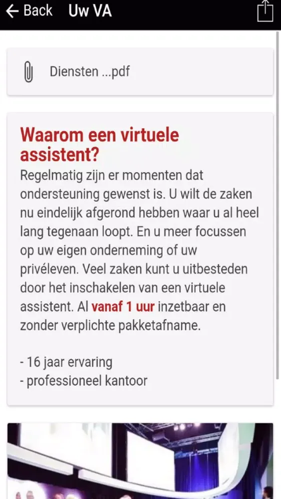 Virtuele Assistent Ekran Görüntüleri