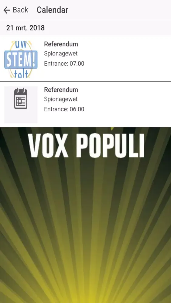 Capturas de pantalla de Vox Populi