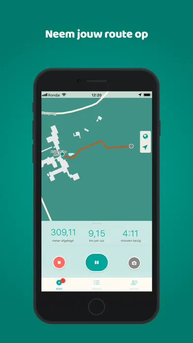 Скриншоты Rondje GPS Wandelen en Fietsen