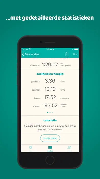 Скриншоты Rondje GPS Wandelen en Fietsen