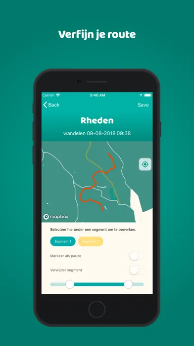Скриншоты Rondje GPS Wandelen en Fietsen