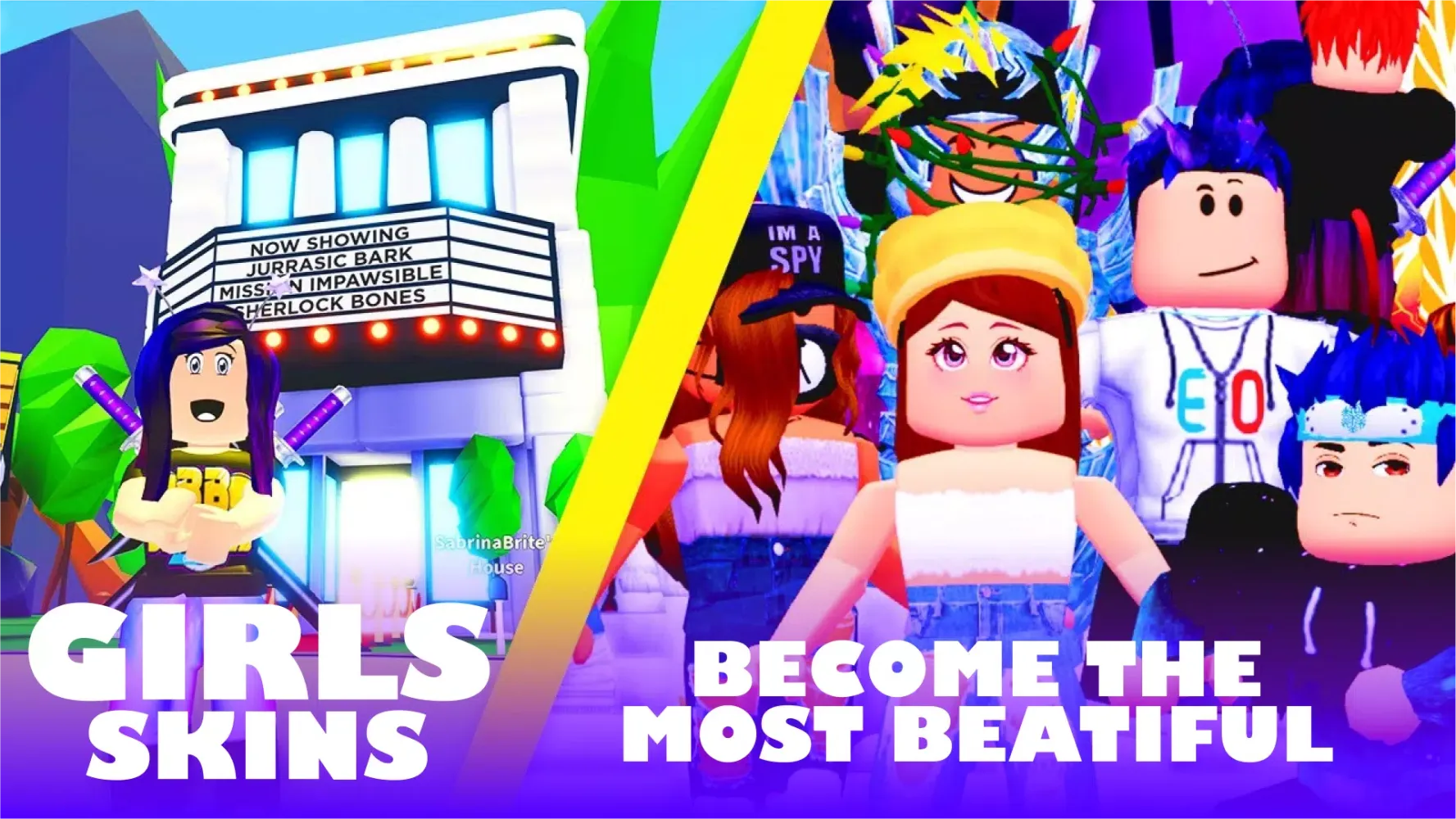 Girl skins for roblox Screenshots