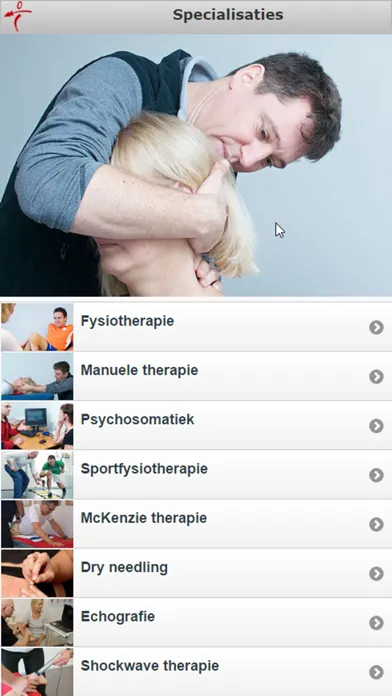 OTC Fysiotherapie Ekran Görüntüleri