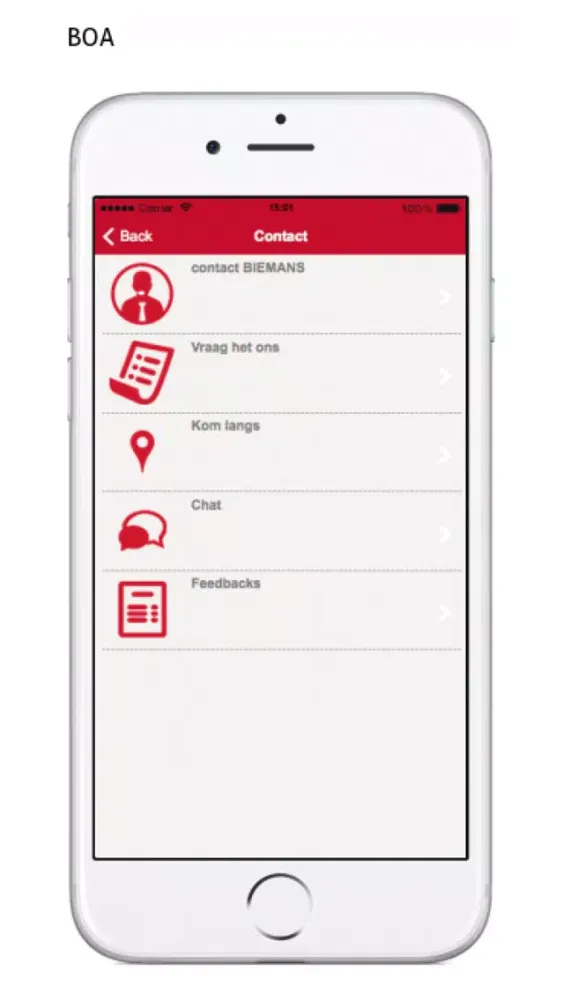 BiemansOosterhoutApp سکرین شاٹس