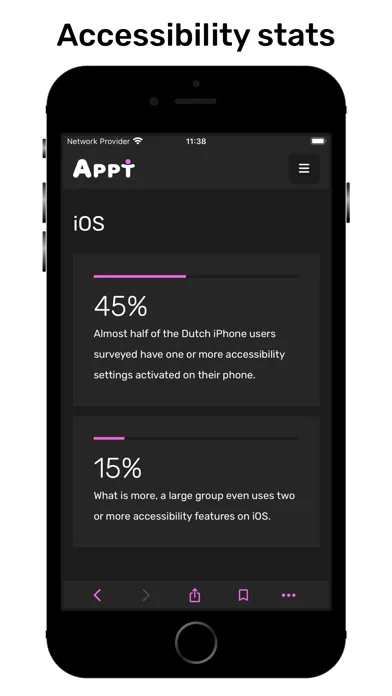 Appt - App accessibility应用截图