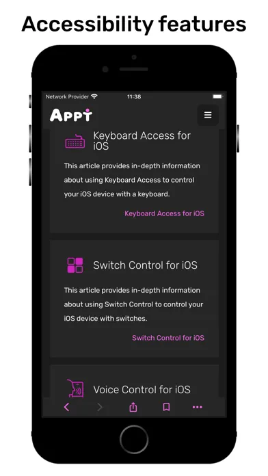 Appt - App accessibility应用截图