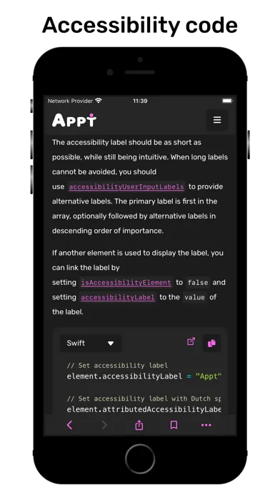 Appt - App accessibility应用截图