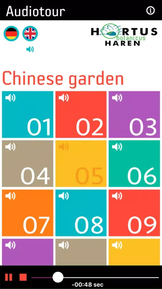 Capturas de tela do Hortus Haren EN