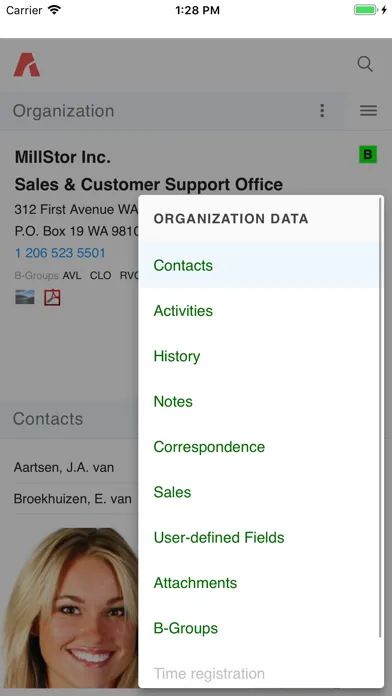 Ảnh chụp màn hình của Archie CRM