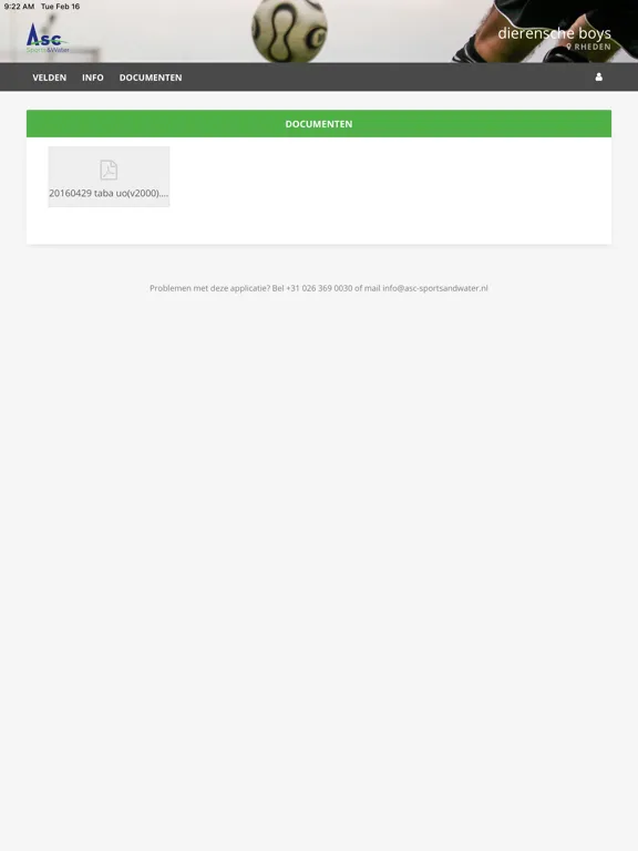 Ảnh chụp màn hình của ASC Sports & Water iPad 