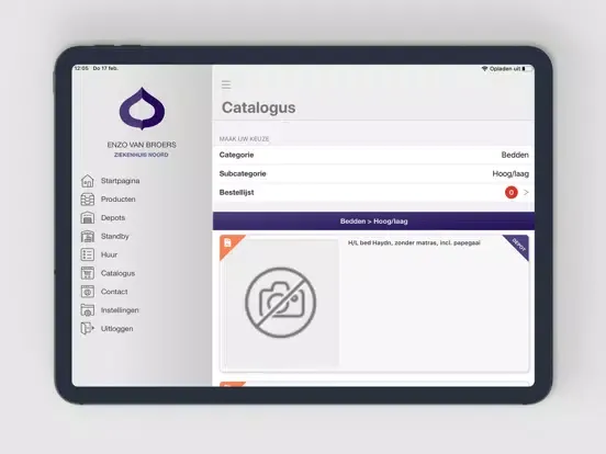 Capturas de pantalla de Joerns Klantportaal iPad 