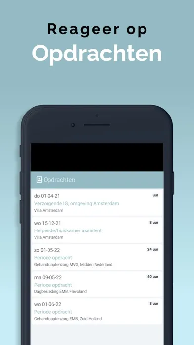 Nood-Zorg Flex&detachering Screenshots
