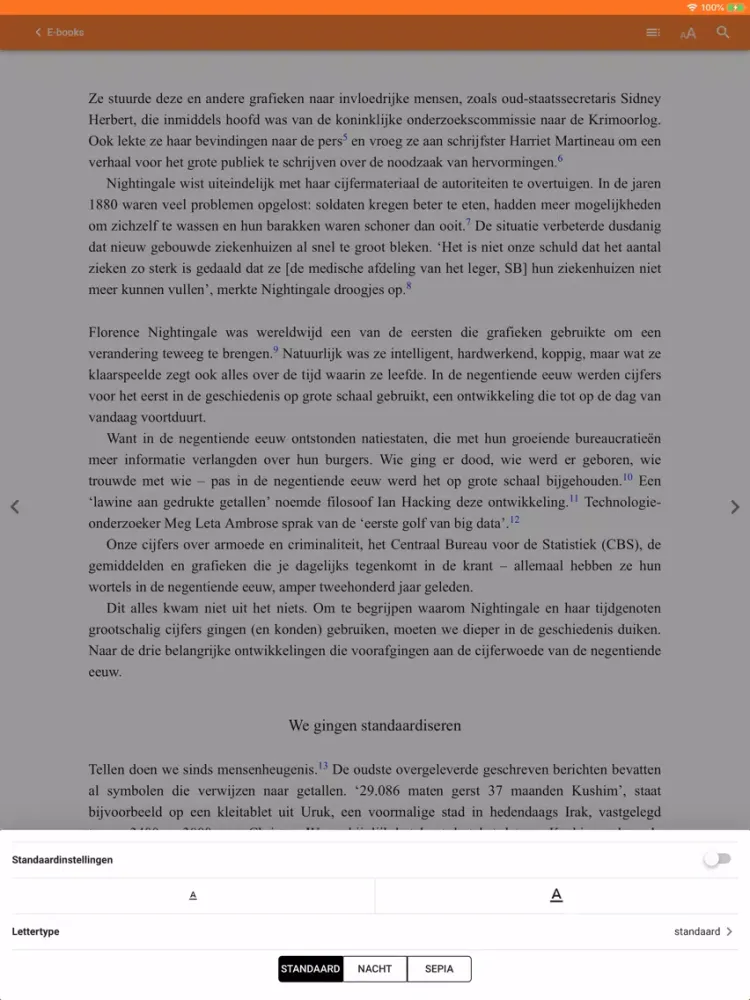 Capturas de pantalla de E-books iPad 