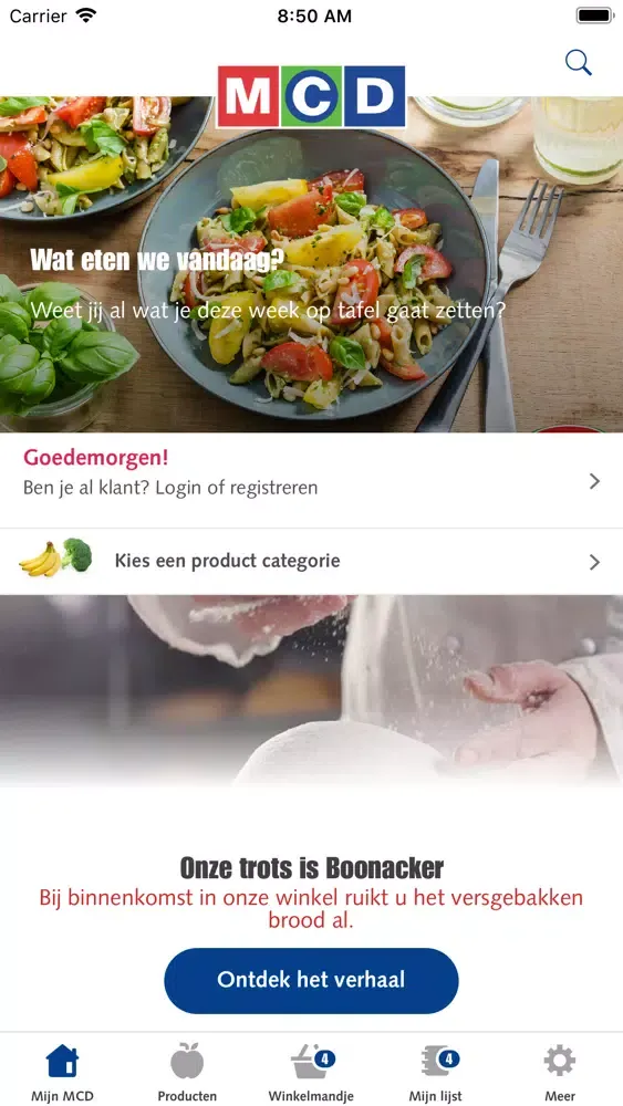 MCD App Ekran Görüntüleri