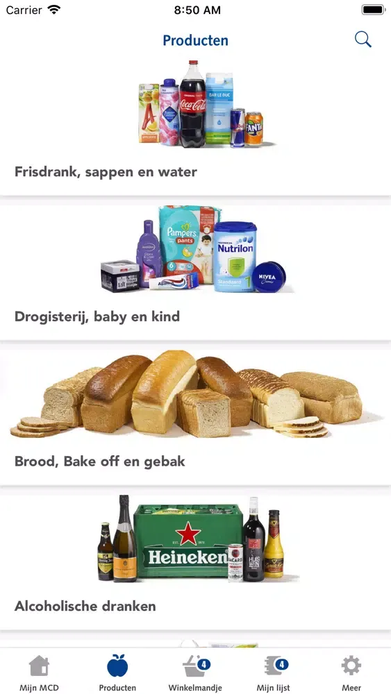 MCD App Ekran Görüntüleri