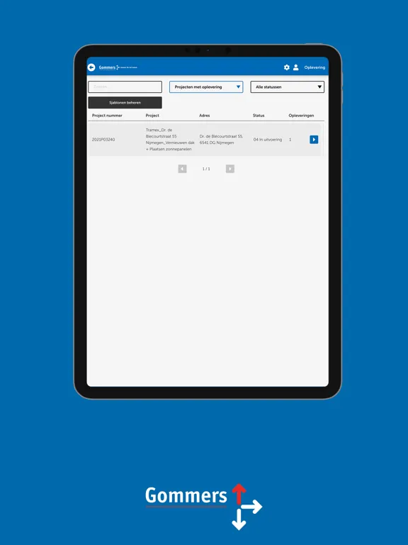 Gommers Nijmegen iPad  سکرین شاٹس