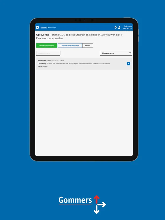 Gommers Nijmegen iPad  سکرین شاٹس