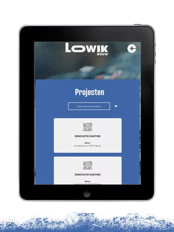 Zrzuty ekranu Lowik Bouw iPad 