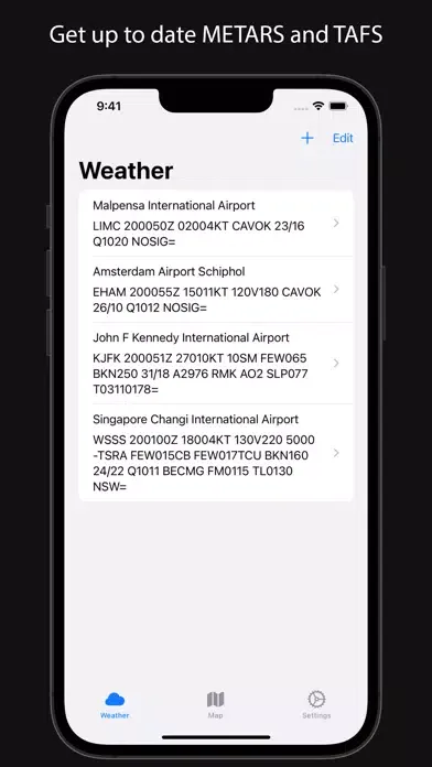 Ảnh chụp màn hình của Met Info