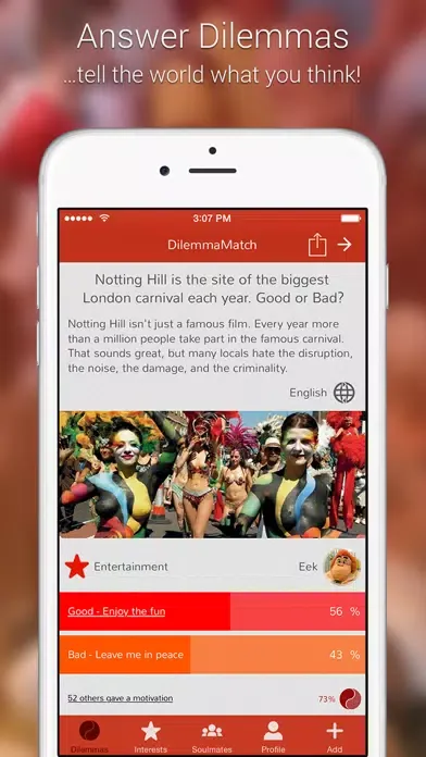 DilemmaMatch - Find Soulmates Screenshots