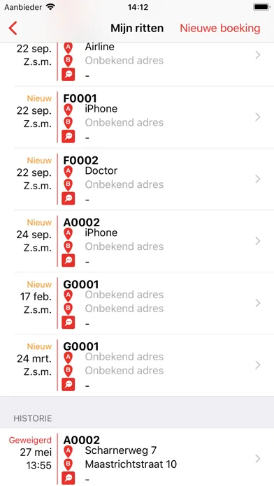 AAS Amsterdam airport service Screenshots