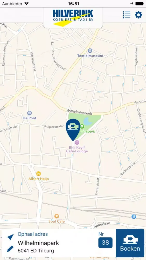 ภาพหน้าจอของ Hilverink Taxi