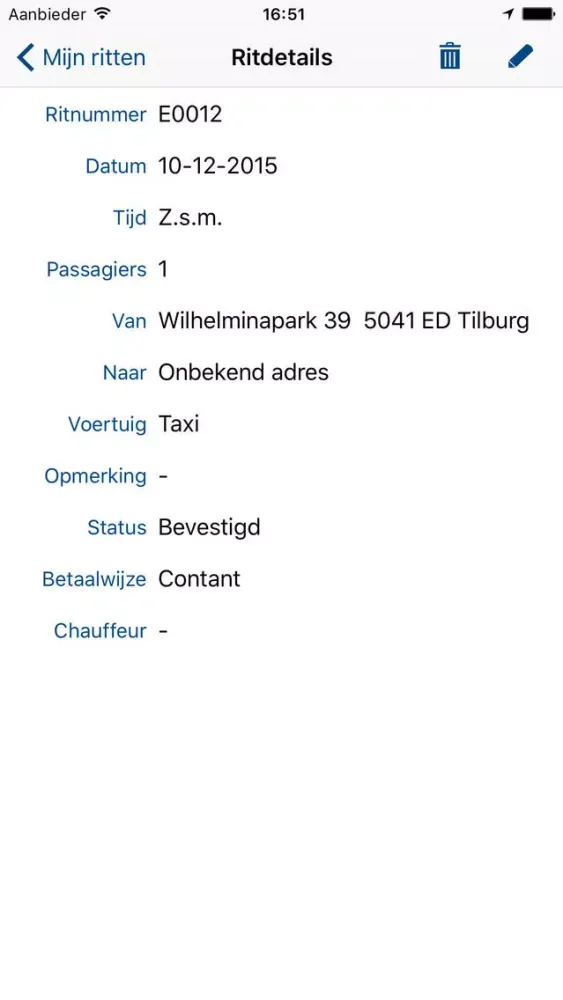 ภาพหน้าจอของ Hilverink Taxi