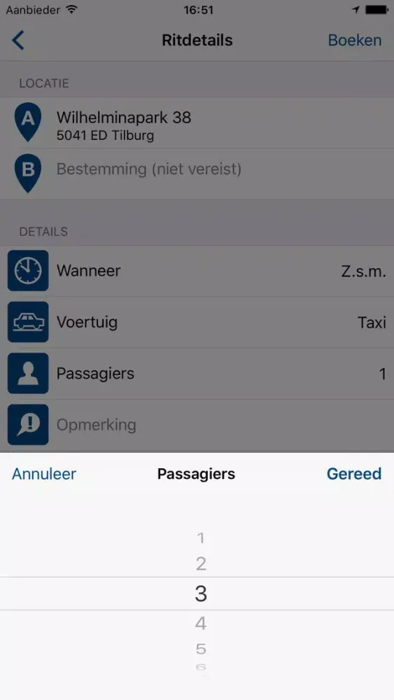 ภาพหน้าจอของ Hilverink Taxi