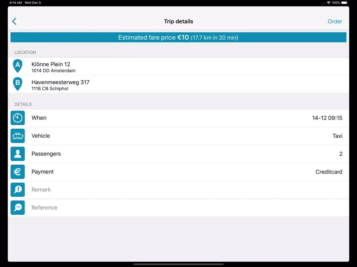ภาพหน้าจอของ Iconic Mobility MGMT iPad 