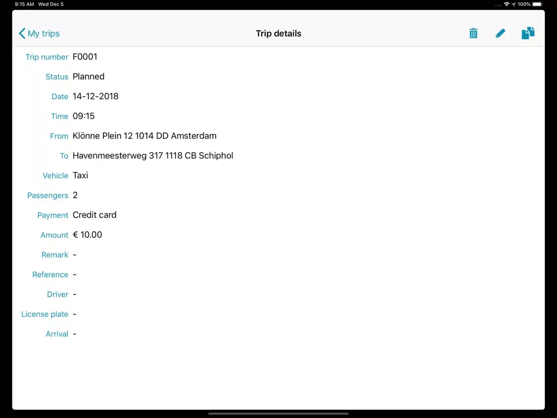 ภาพหน้าจอของ Iconic Mobility MGMT iPad 