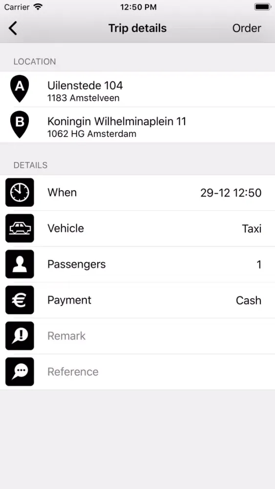 ภาพหน้าจอของ Iconic Mobility MGMT