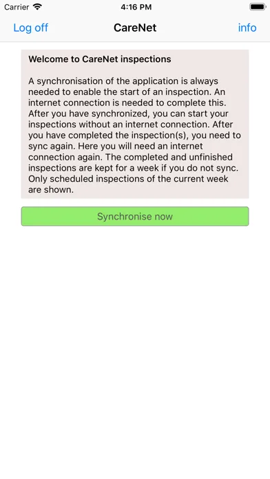 Zrzuty ekranu Normec Inspection App