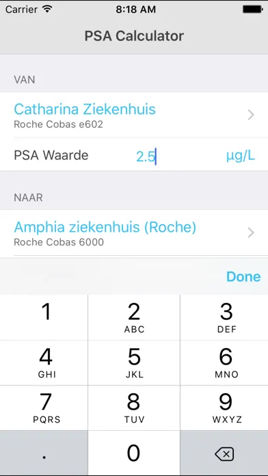 Capturas de pantalla de PSA Calculator