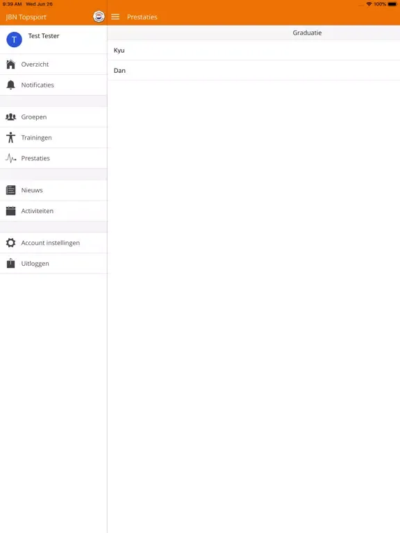 Capturas de tela do JBN Topsport iPad 