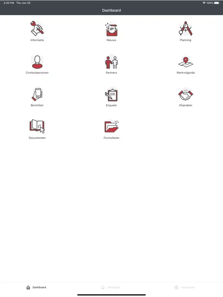 Ảnh chụp màn hình của WIM iPad 