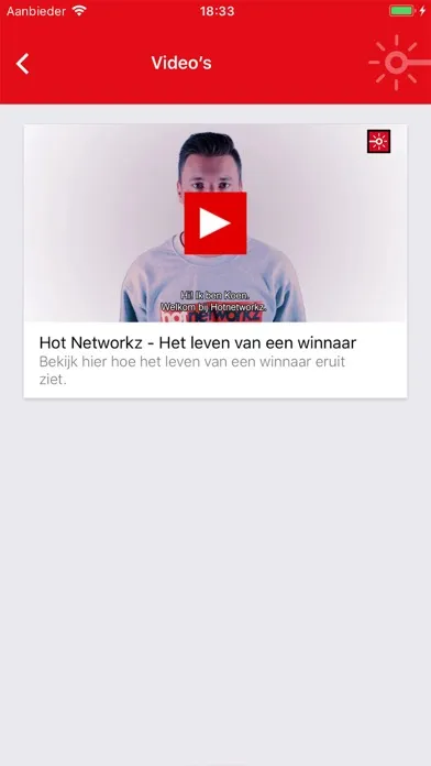 Capturas de tela do Hot Networkz Promotor Portal