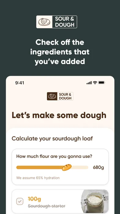Captures d'écran de Sour & Dough - Bread Baking