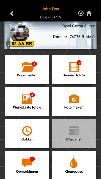 Zrzuty ekranu DW Werkplaats