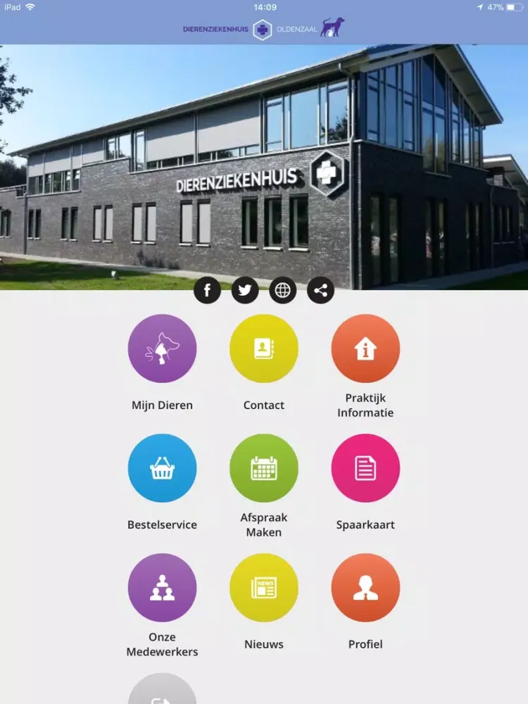 Dierenziekenhuis Oldenzaal iPad  سکرین شاٹس