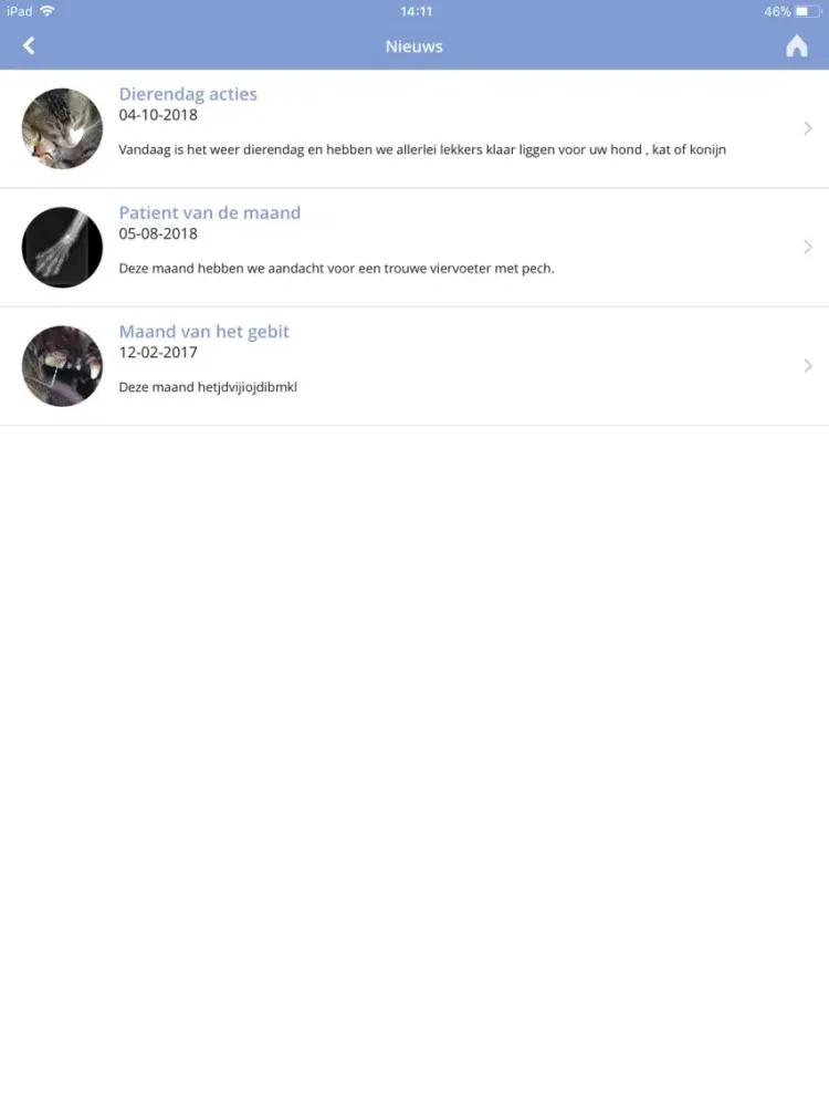 Dierenziekenhuis Oldenzaal iPad  سکرین شاٹس