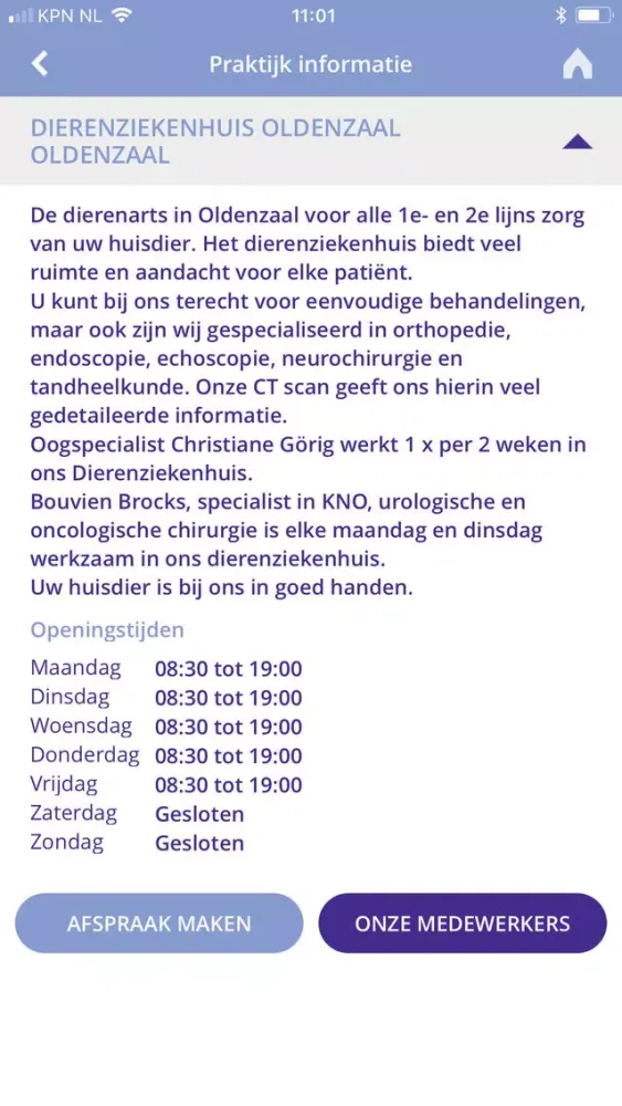 Dierenziekenhuis Oldenzaal سکرین شاٹس