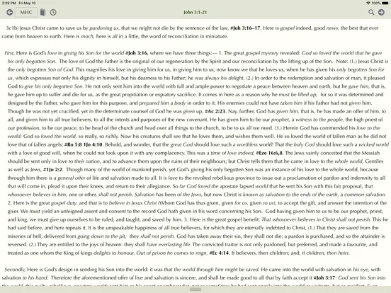 Zrzuty ekranu Matthew Henry Study Bible iPad 
