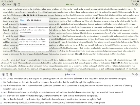 Zrzuty ekranu Matthew Henry Study Bible iPad 