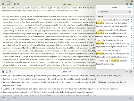 Zrzuty ekranu Matthew Henry Study Bible iPad 