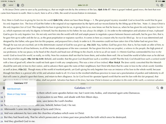Zrzuty ekranu Matthew Henry Study Bible iPad 