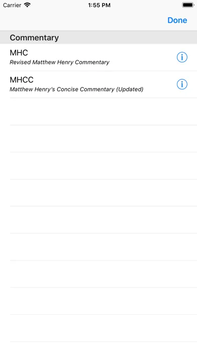 Zrzuty ekranu Matthew Henry Study Bible