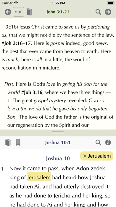 Zrzuty ekranu Matthew Henry Study Bible