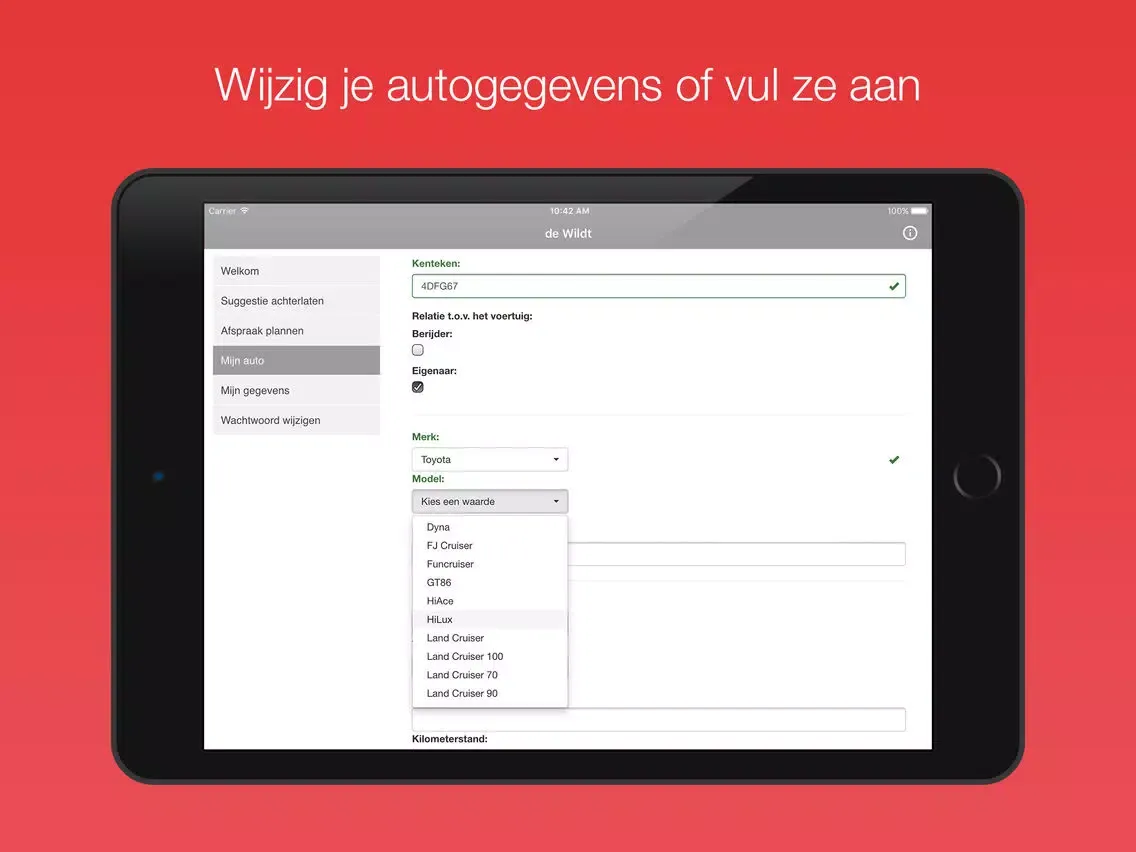 de Wildt iPad  سکرین شاٹس